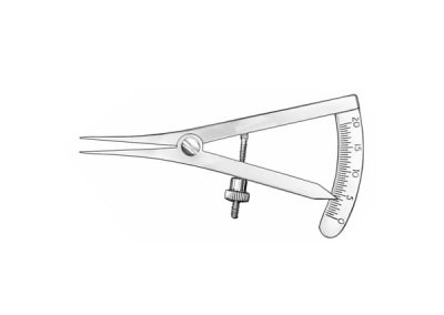 Castroviejo Caliper Straight & curved
